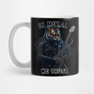 In metal we trust Metalhead Tiger Mug